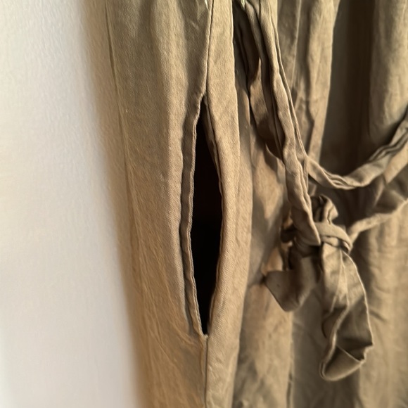 EUC army green Ashley Stewart jumpsuit size 14/16 - Picture 9 of 9